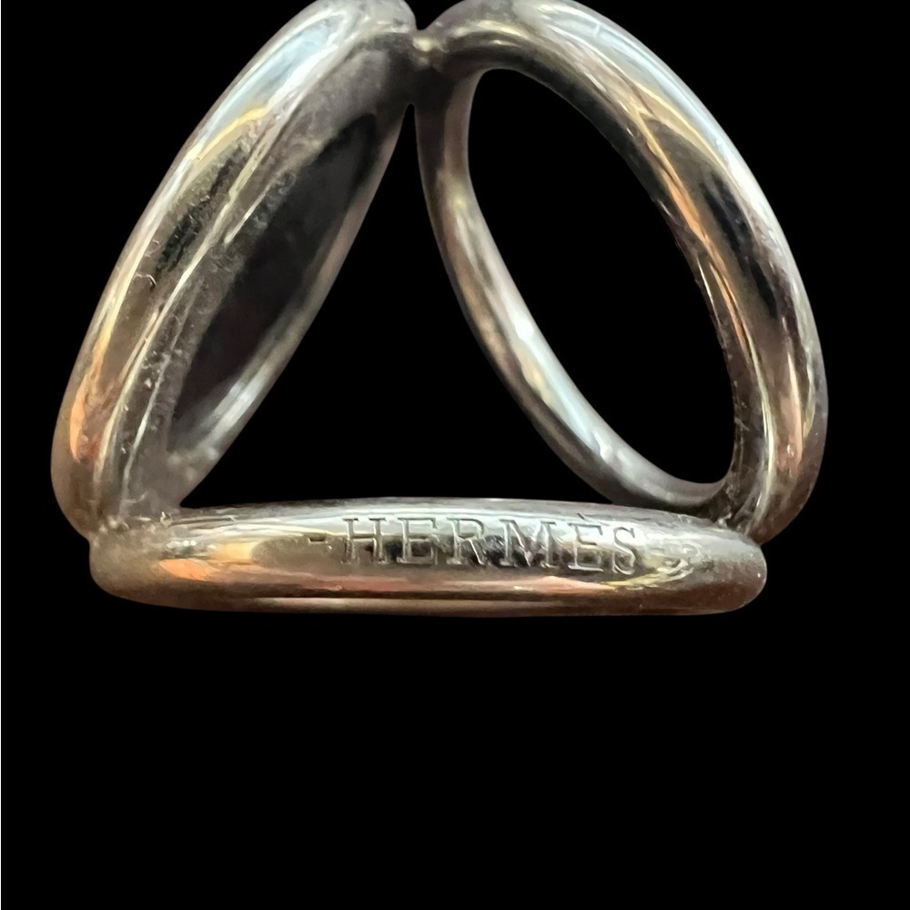 Hermes Onyx Scarf Ring - Picture 5 of 5